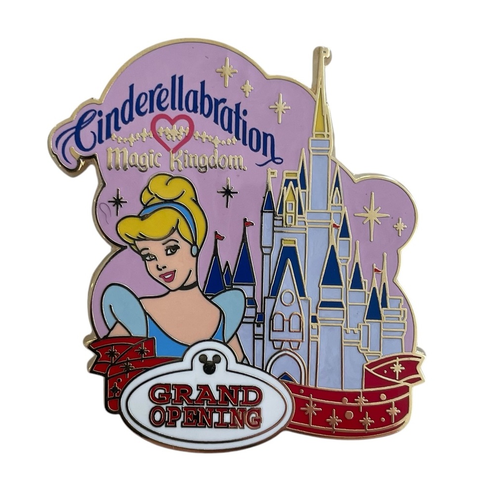 Disney Pins Cinderellabration Magic Kingdom Grand Opening Hidden Mickey EUC - Picture 4 of 9